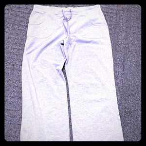 ladies gray stretch pants